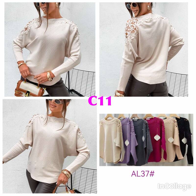 Bluzki damskie Roz L-3XL, Mix Kolor .Paczka 10 szt